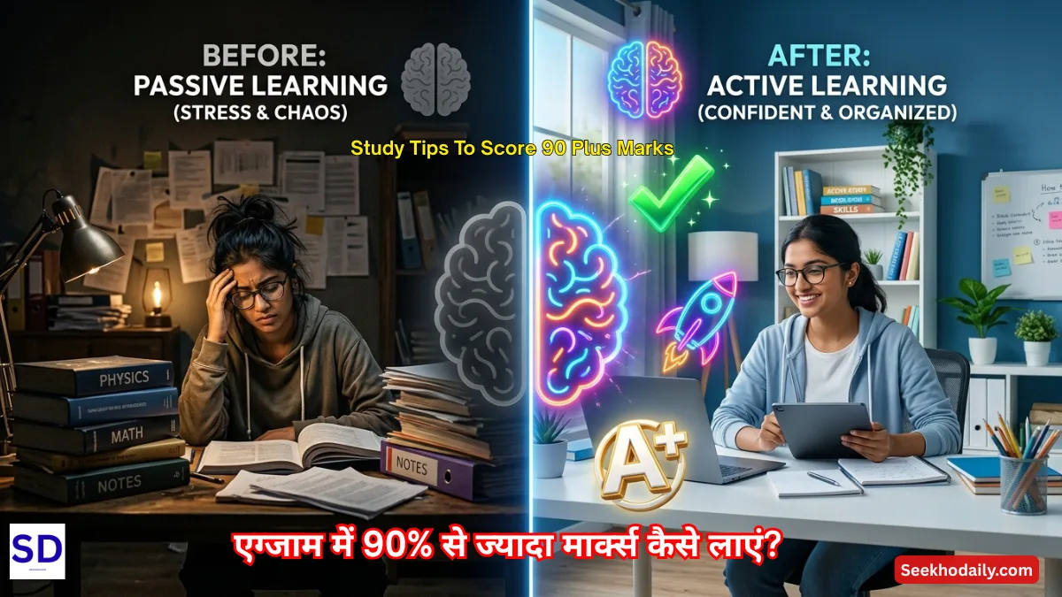 Study Tips To Score 90 Plus Marks
