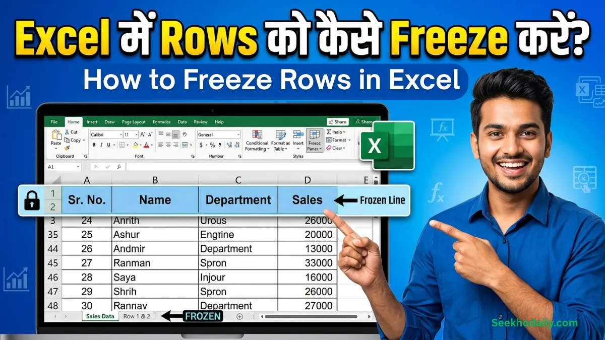 How to Freeze Rows in Excel